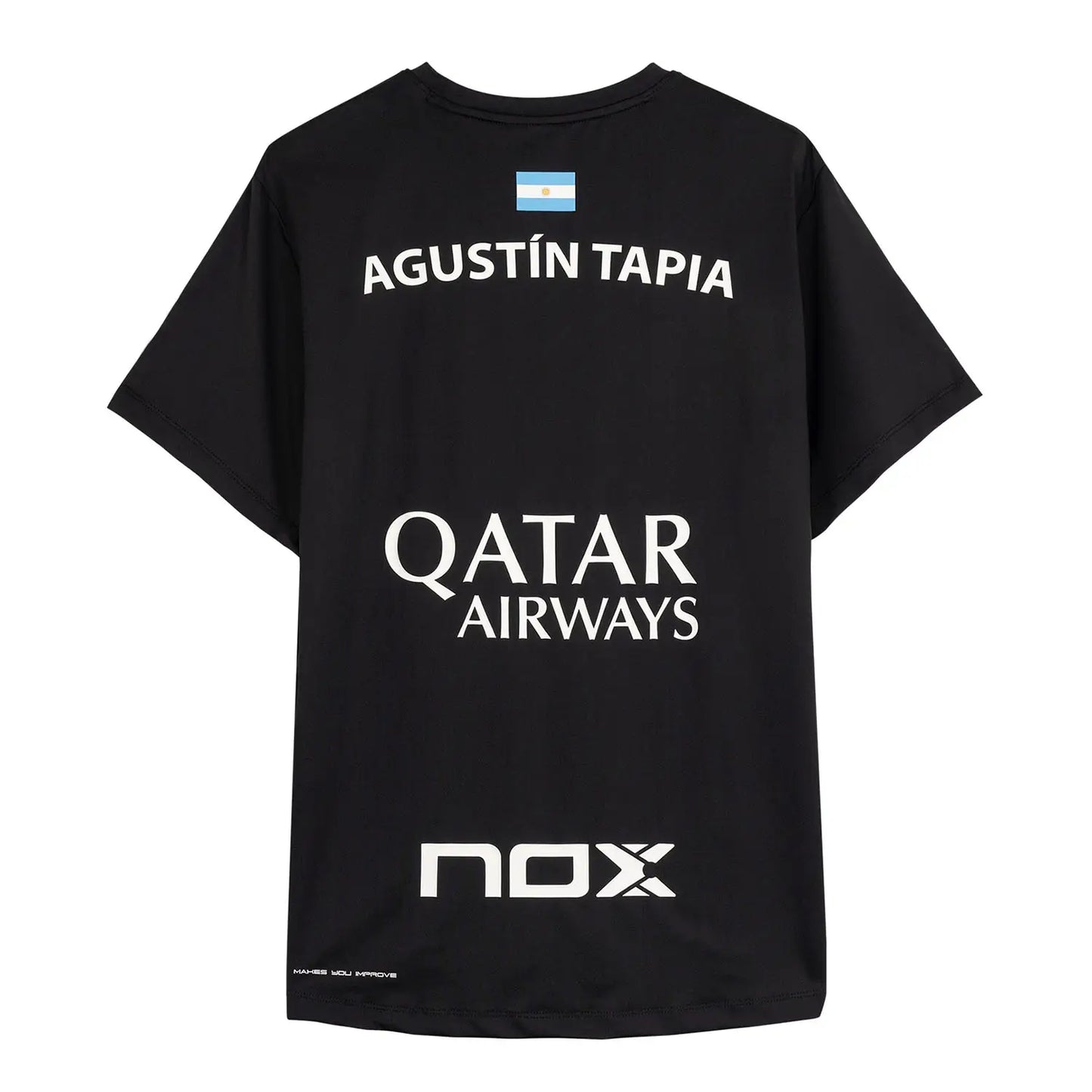 Agustin Tapia Sponsors AT10 Black T-shirt