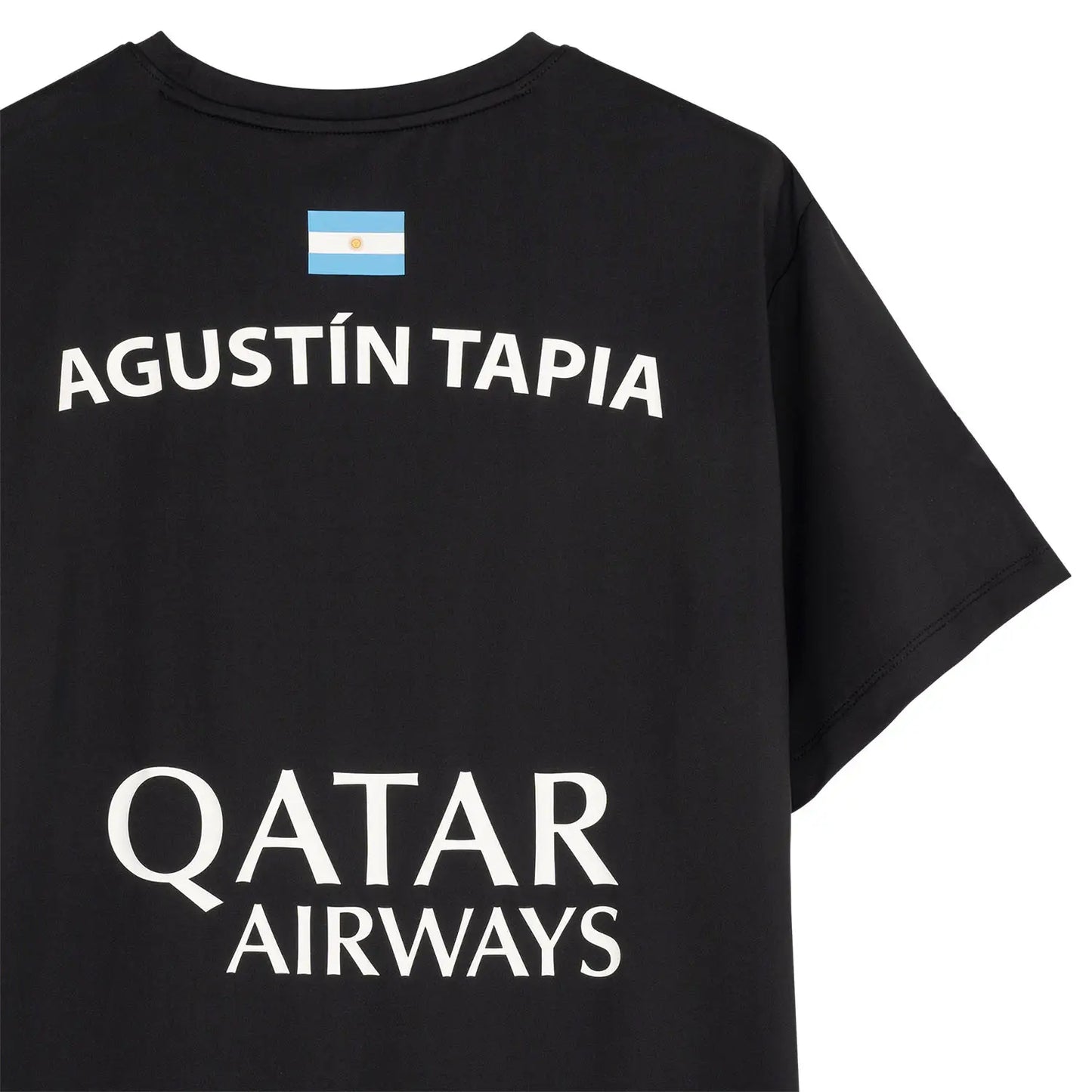 Agustin Tapia Sponsors AT10 Black T-shirt