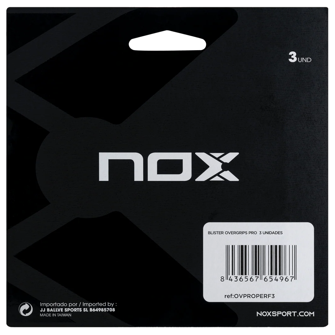 NOX PRO Coloured Overgrips (Pack of 3)