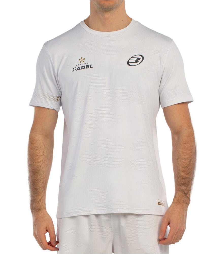 Bullpadel Men’s Bizme T-Shirt – Premier Padel, White