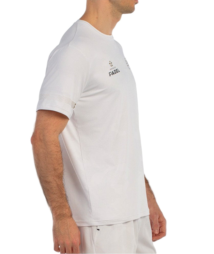 Bullpadel Men’s Bizme T-Shirt – Premier Padel, White