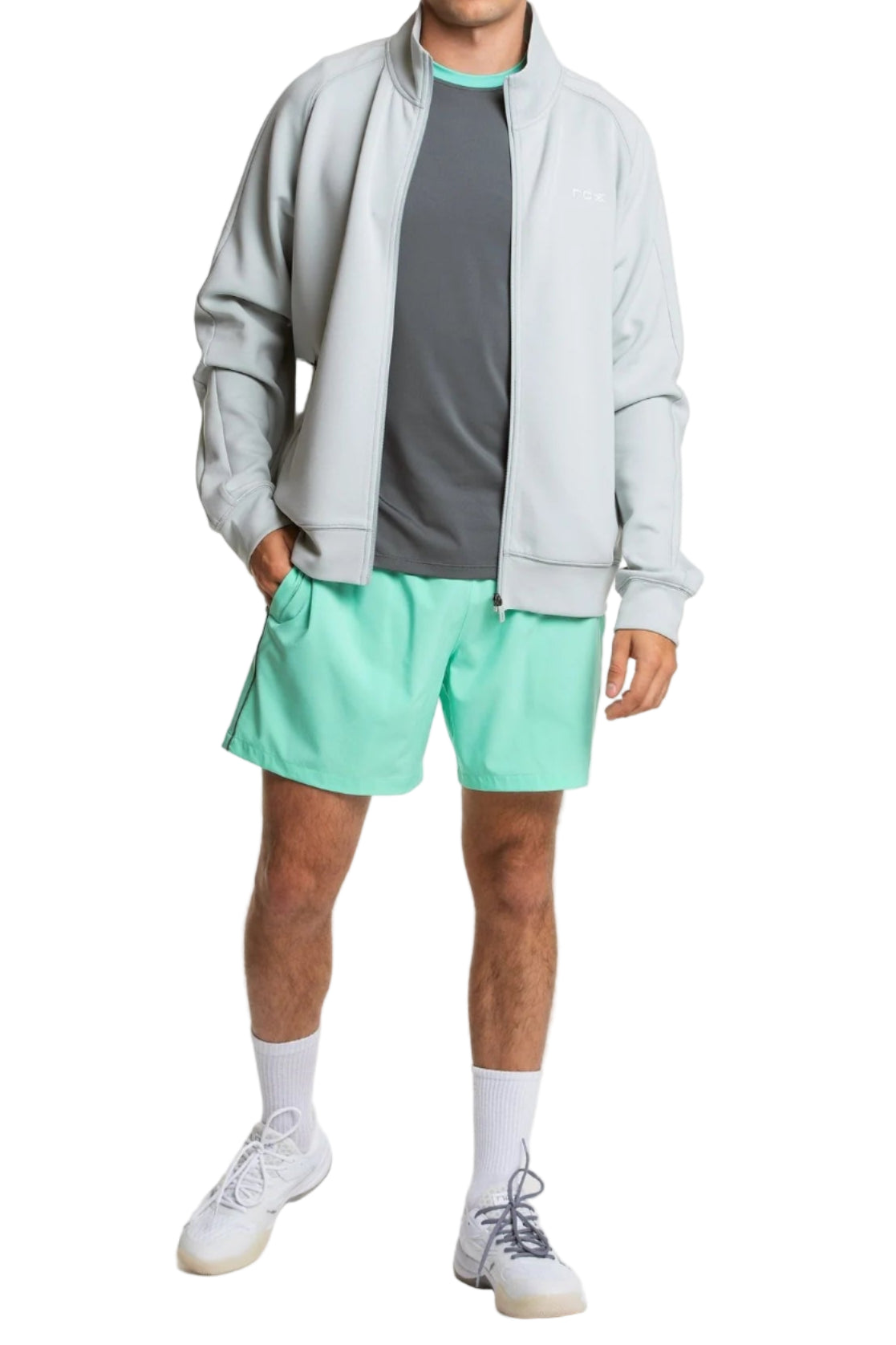 Nox sports jacket for men with technical fabric for padel