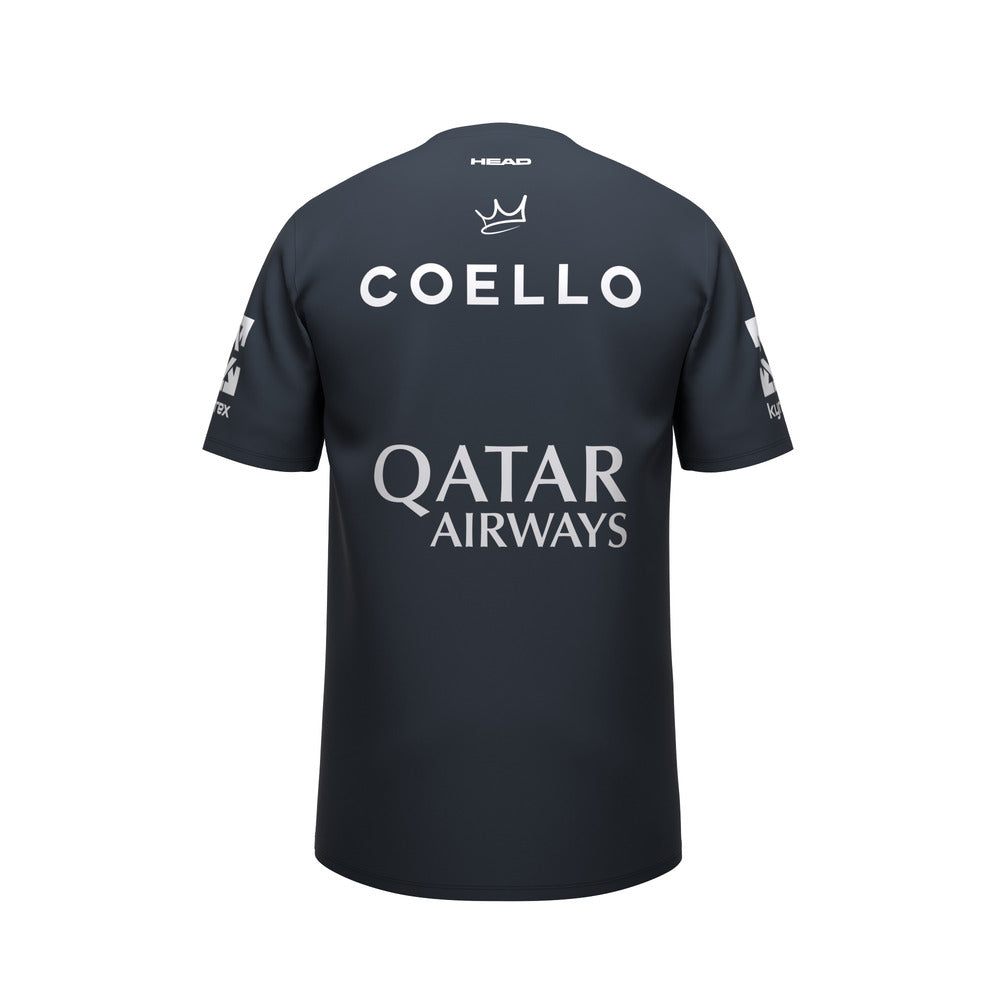 Head Official Arturo Coello T-Shirt 2025–2026 – Navy