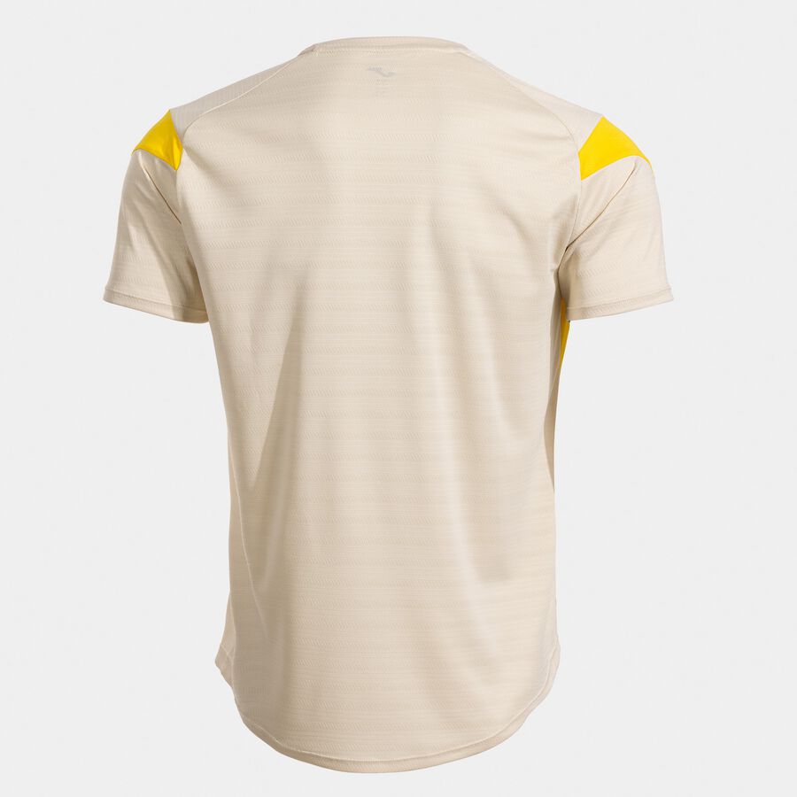 Joma Montreal Short Sleeve Shirt – Beige/Yellow