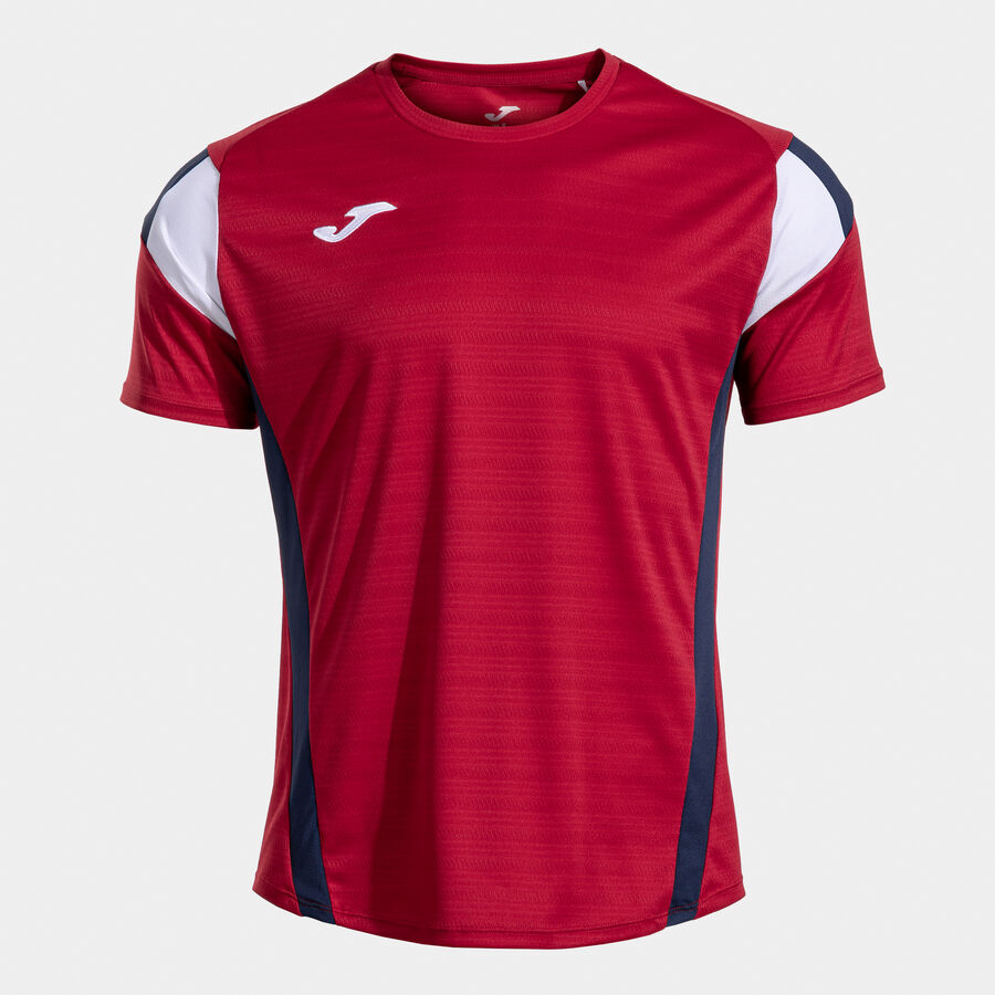 Joma Montreal Short Sleeve Shirt – Dark Navy/Red