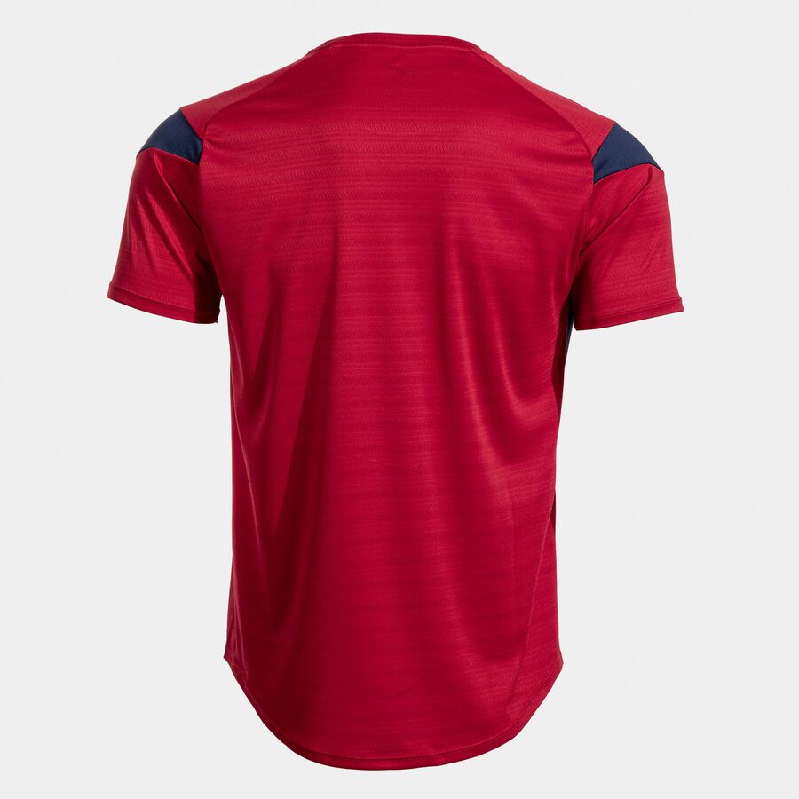 Joma Montreal Short Sleeve Shirt – Dark Navy/Red