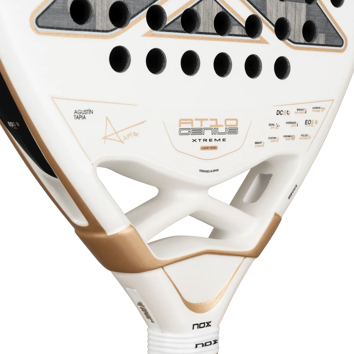 NOX AT10 GENIUS 12K ALUM XTREM Padel Racket 2026