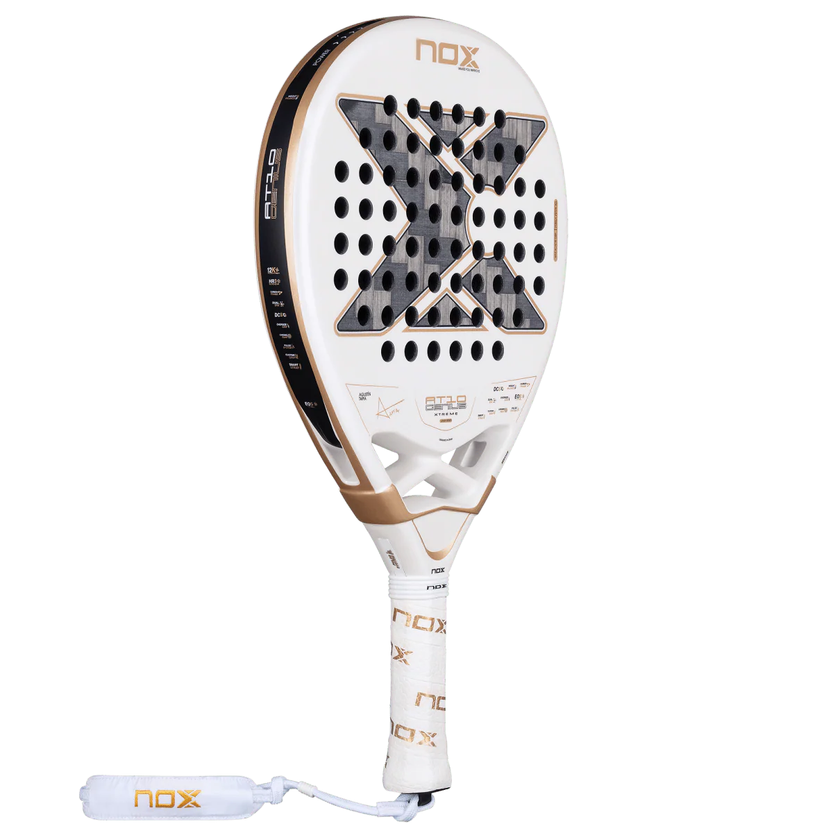 NOX AT10 GENIUS 12K ALUM XTREM Padel Racket 2026