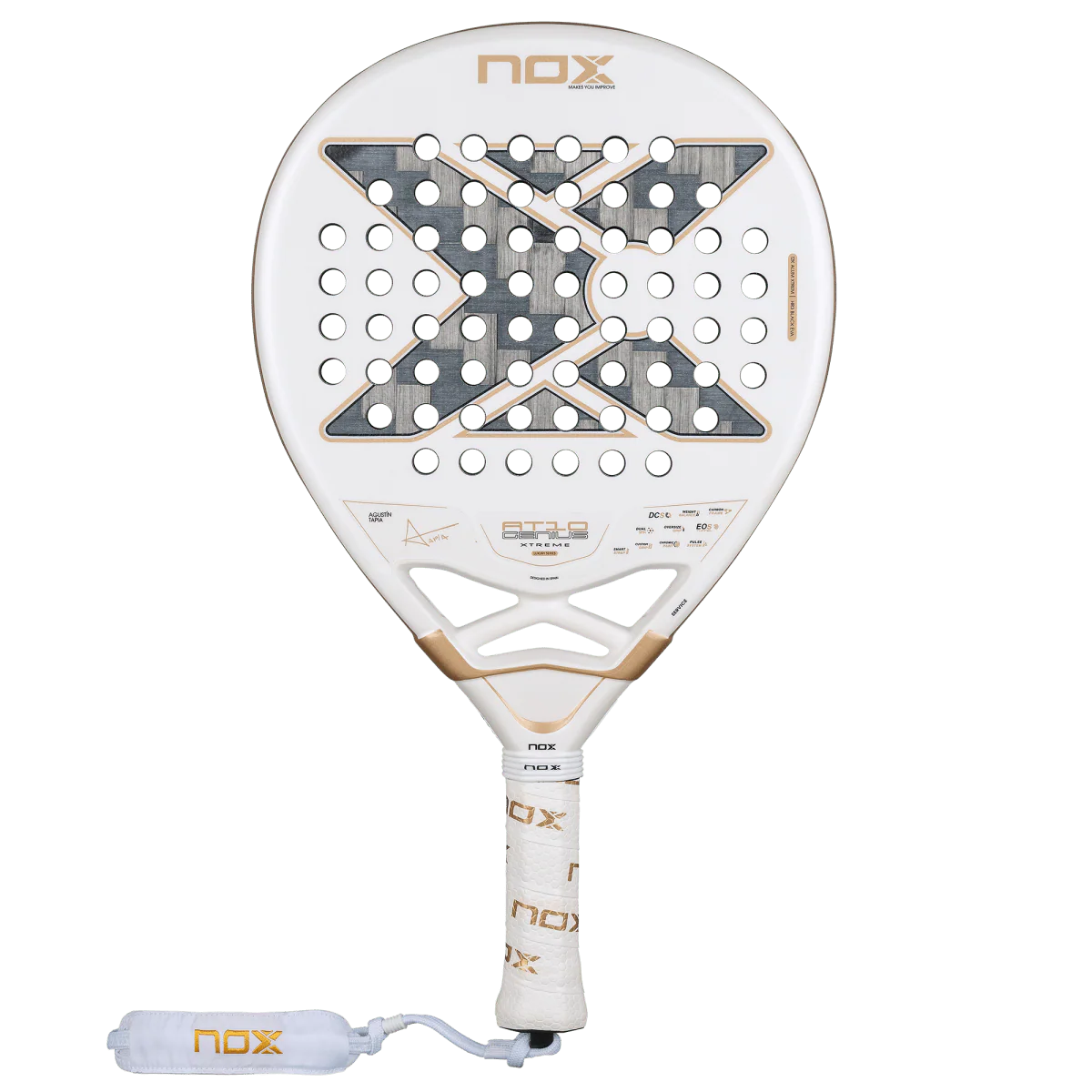NOX AT10 GENIUS 12K ALUM XTREM Padel Racket 2026