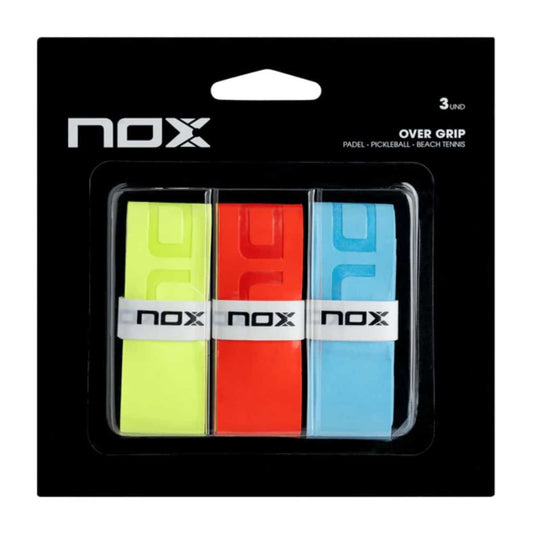 NOX PRO Coloured Overgrips (Pack of 3)