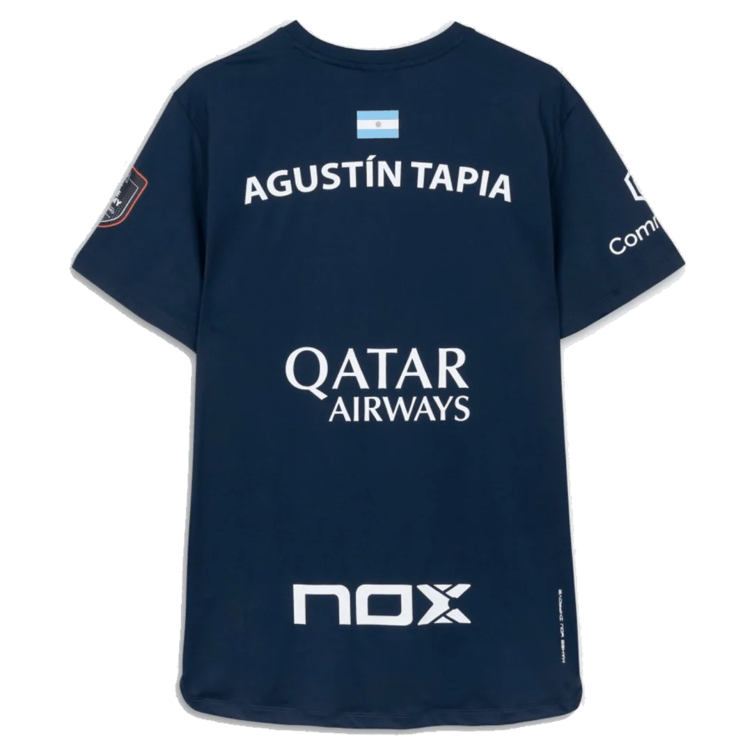 NOX Sponsors AT10 Dark Blue Agustin Tapia 2026 (Official T-Shirt)