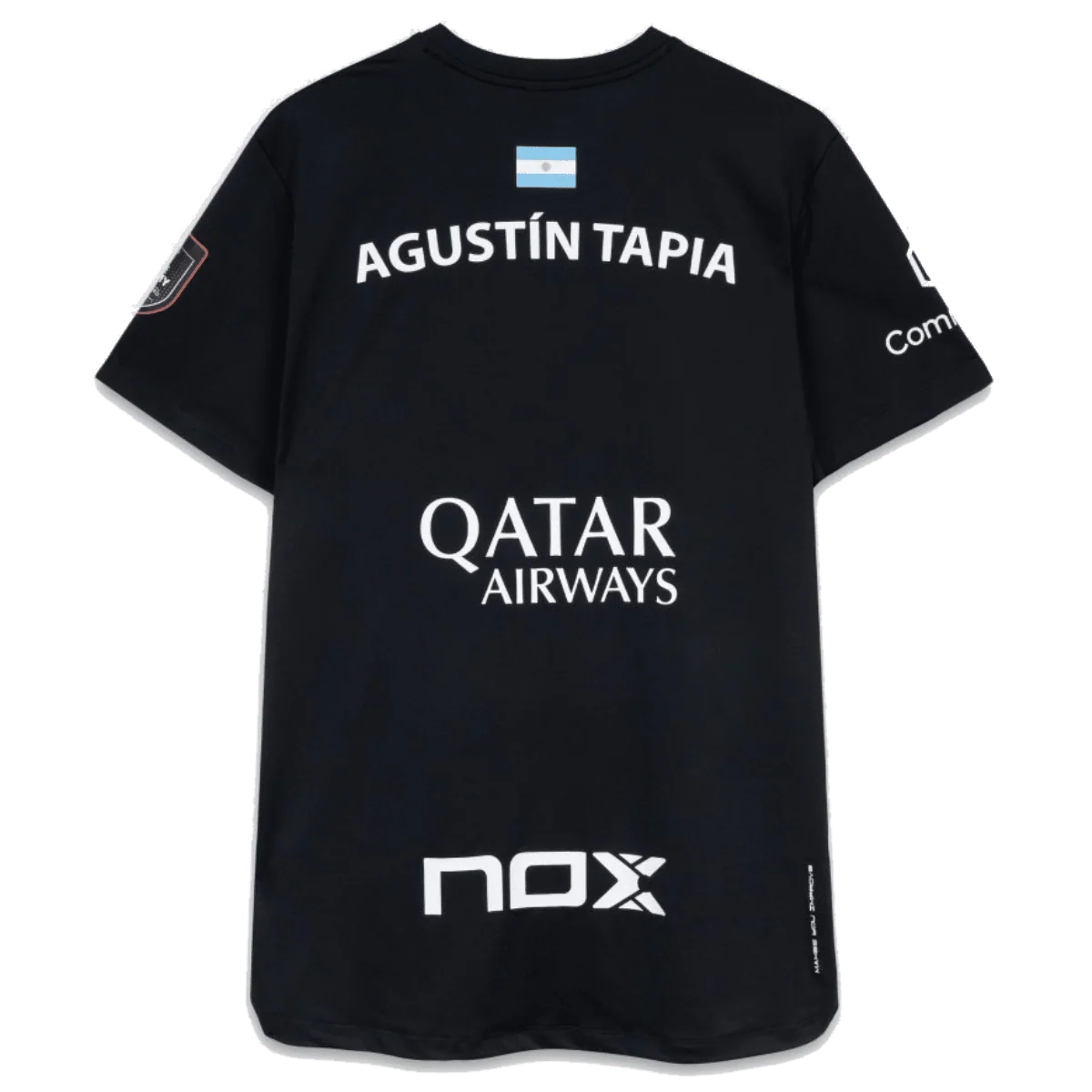 NOX Agustin Tapia 2026 Sponsors AT10 Black T-shirt