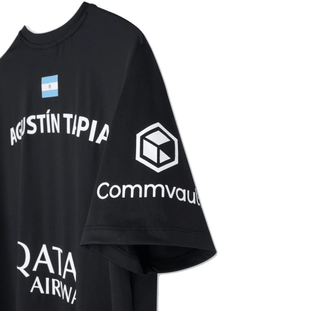 NOX Agustin Tapia 2026 Sponsors AT10 Black T-shirt