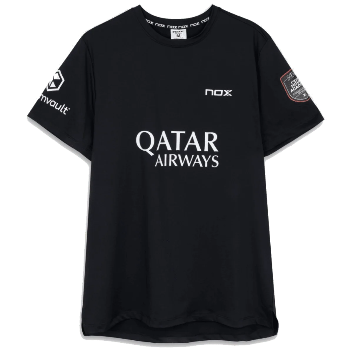 NOX Agustin Tapia 2026 Sponsors AT10 Black T-shirt