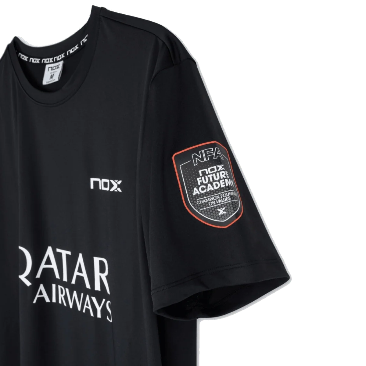 NOX Agustin Tapia 2026 Sponsors AT10 Black T-shirt